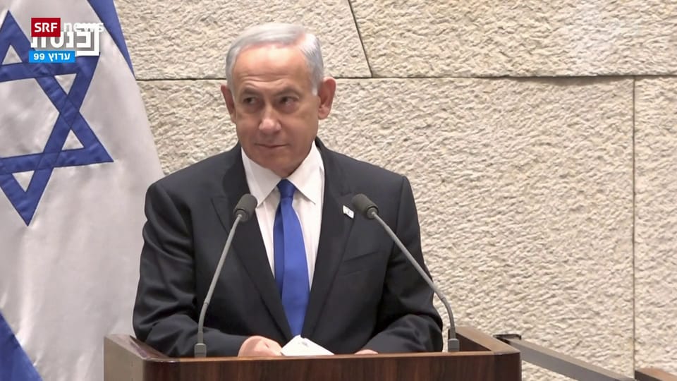 Aus dem Archiv: Neue Regierung in Israel vereidigt