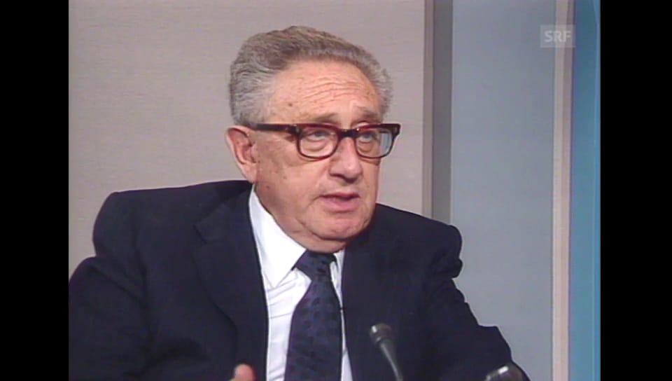 Aus dem Archiv: Tagesschau-Interview mit Henry Kissinger von 1992