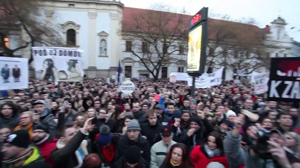 Proteste in der Slowakei