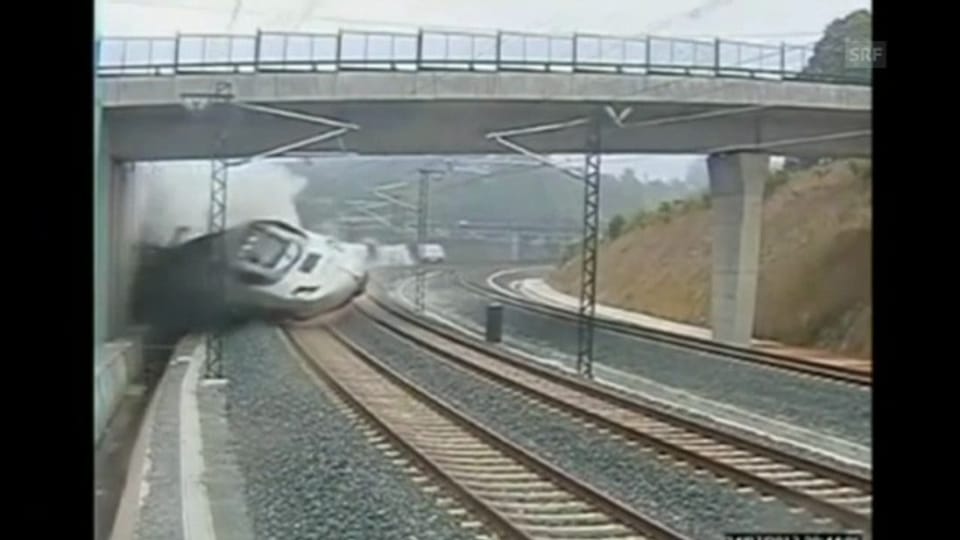 Spanien: Zug-Crash mit 190 Km/h