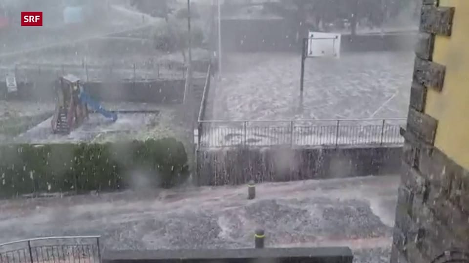 Inundaziuns vischnanca Rivera TI (08.07.2021)