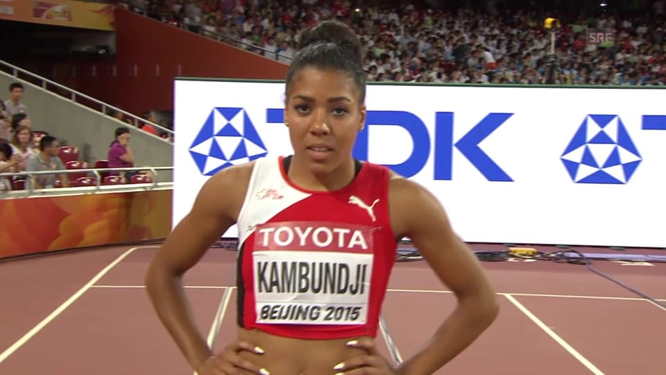 LA, WM 2015, 100 m Frauen, Kambundjis Schweizer Rekord