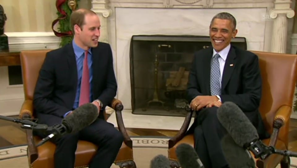 William trifft Obama