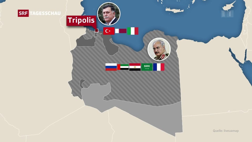 Aus dem Archiv: Türkei und Russland wollten in Libyen vermitteln 