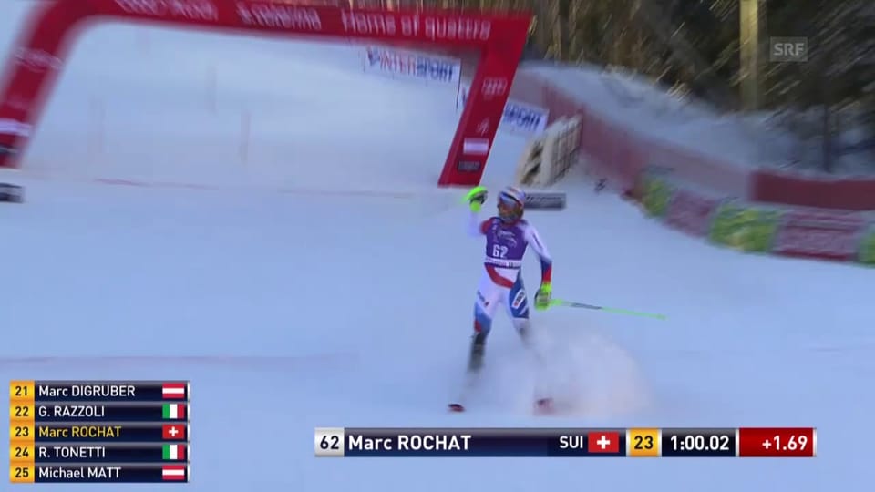 So qualifizierte sich Marc Rochat für den 2. Lauf