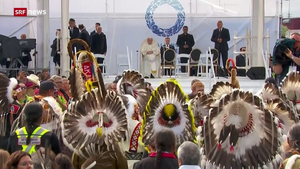 FOKUS: Papst Franziskus in Kanada bittet Indigene um Vergebung 