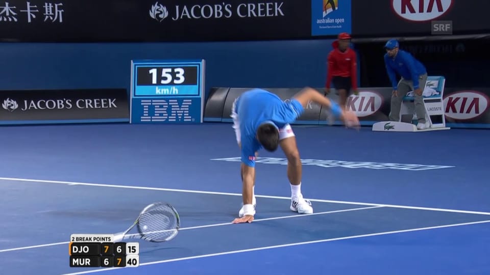 Beschwerden bei Novak Djokovic