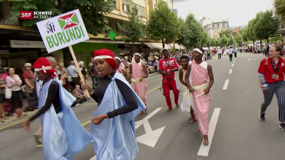 Burundische Folkloregruppe abgetaucht