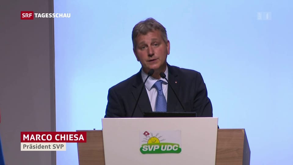 Marco Chiesa ist neuer SVP-Präsident