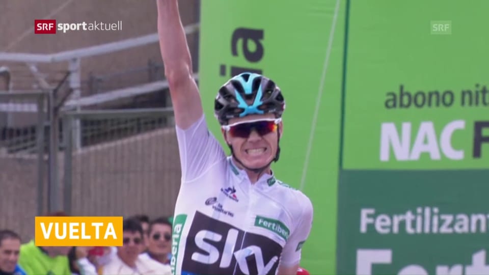 Froome gewinnt 11. Vuelta-Etappe