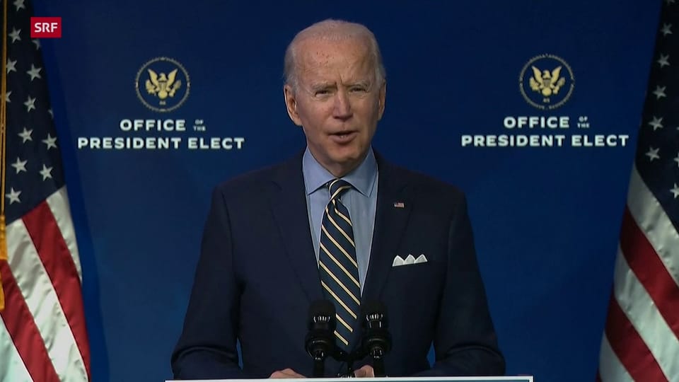 Joe Biden: «Wir müssen das Vertrauen zurückgewinnen»