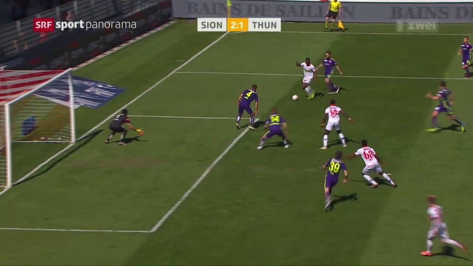 Sion mit Last-Minute-Sieg gegen Thun