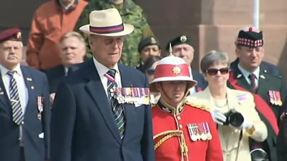 Prinz Philip in Kanada (unkomm. Video)