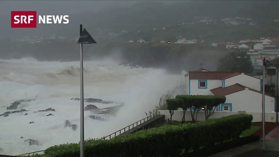 Hurrikan «Lorenzo» fegt über die Azoren