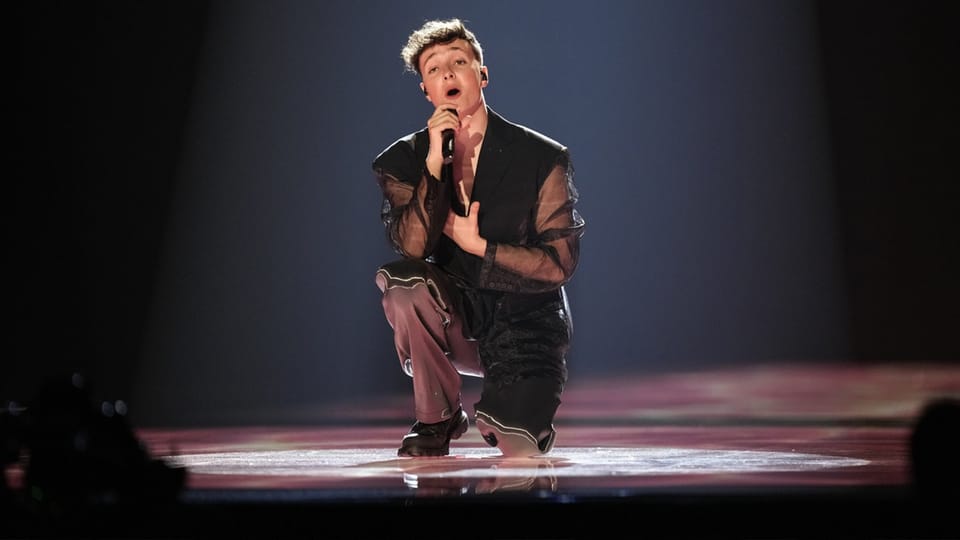 Remo Forrers Auftritt am ersten Halbfinale des Eurovision Song Contest 2023 