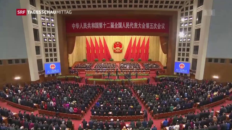 Eröffnung Volkskongress China