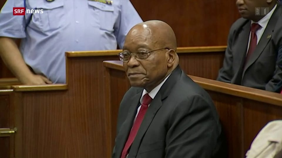 Südafrikas Ex-Präsident Zuma im Gefängnis