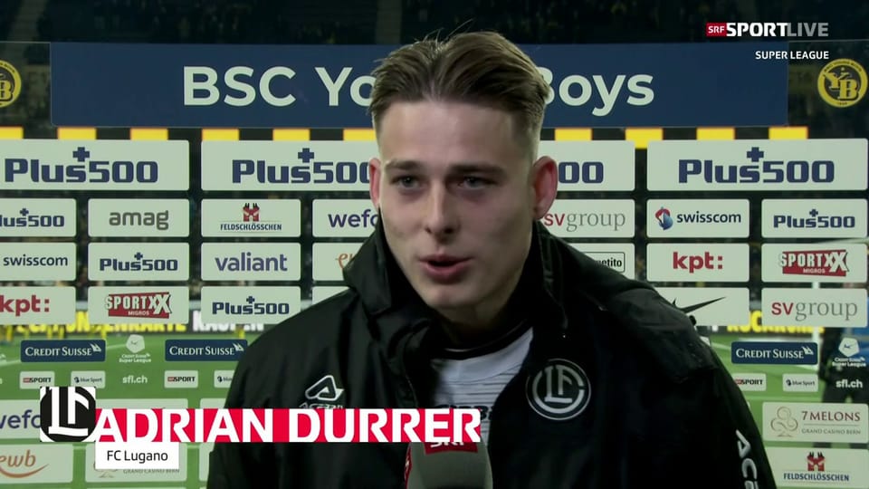 Lugano-Debütant Adrian Durrer: «Haben das Beste herausgeholt»