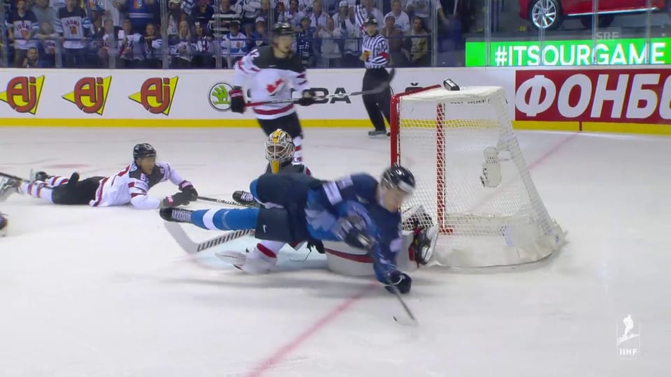 Finnland schlägt Kanada im 1. WM-Spiel