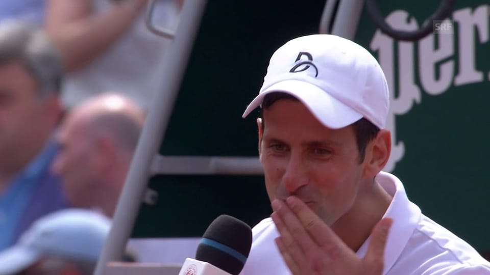 Djokovic: Rüffel von Agassi, Küsse für Jelena