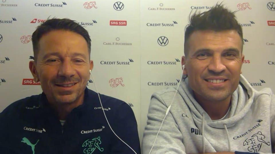 Schirinzi und Stankovic im Interview nach dem Belarus-Spiel