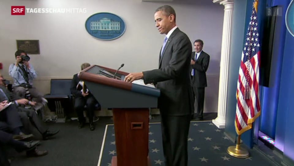 Obama spricht über Regierungsjahr 2013