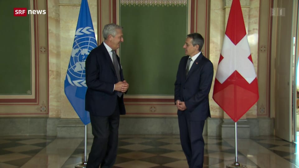 UNO-Flüchtlingshochkommissar Grandi trifft Aussenminister Cassis