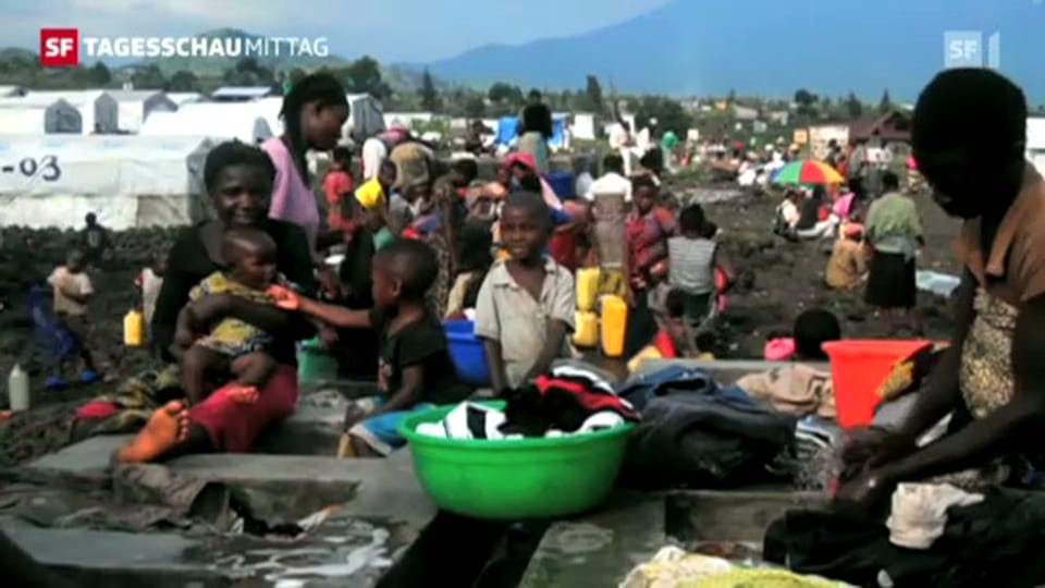 Im Kongo sind Zehntausende auf der Flucht («Tagesschau», 21.11.2012, 12.45 Uhr)