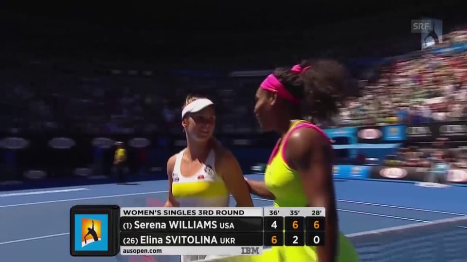 Serena Williams schlägt Switolina