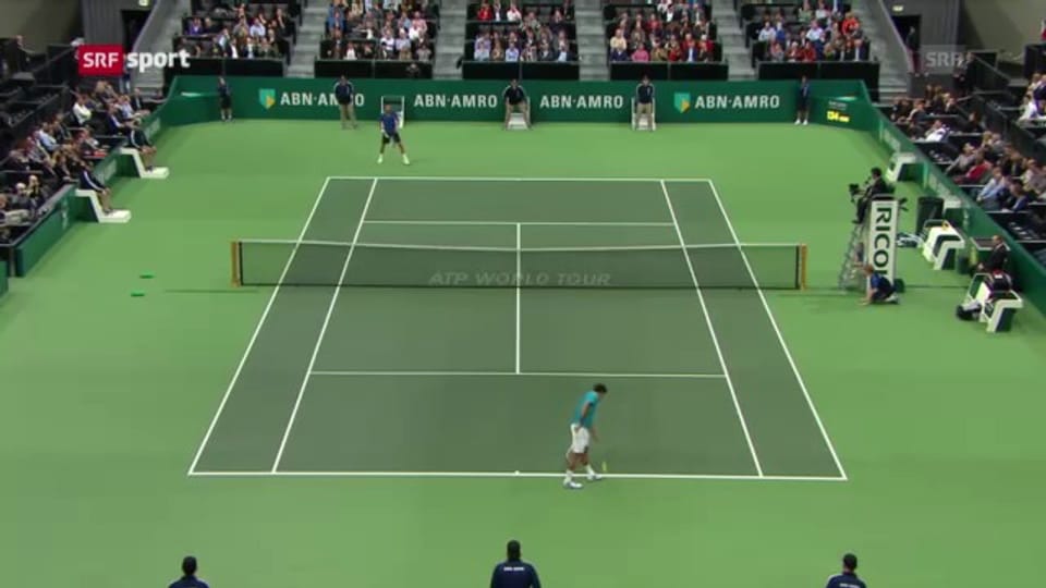 Federer - Benneteau in Rotterdam («sportaktuell»)