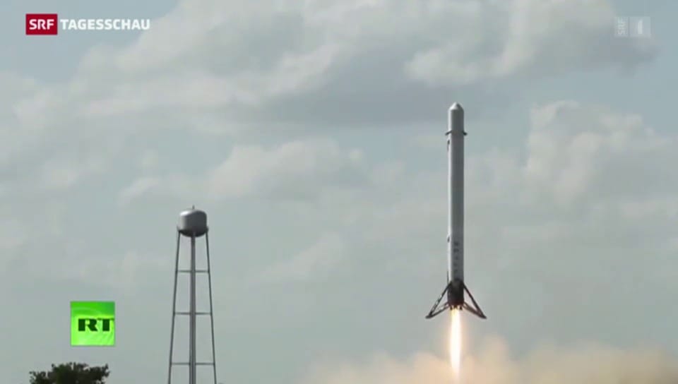 «Space X»: Raketen-Landung misslungen