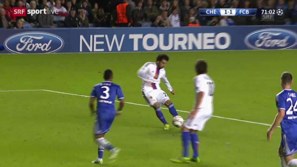 CL-Gruppenphase 13/14: Salah trifft gegen Chelsea herrlich zum Ausgleich