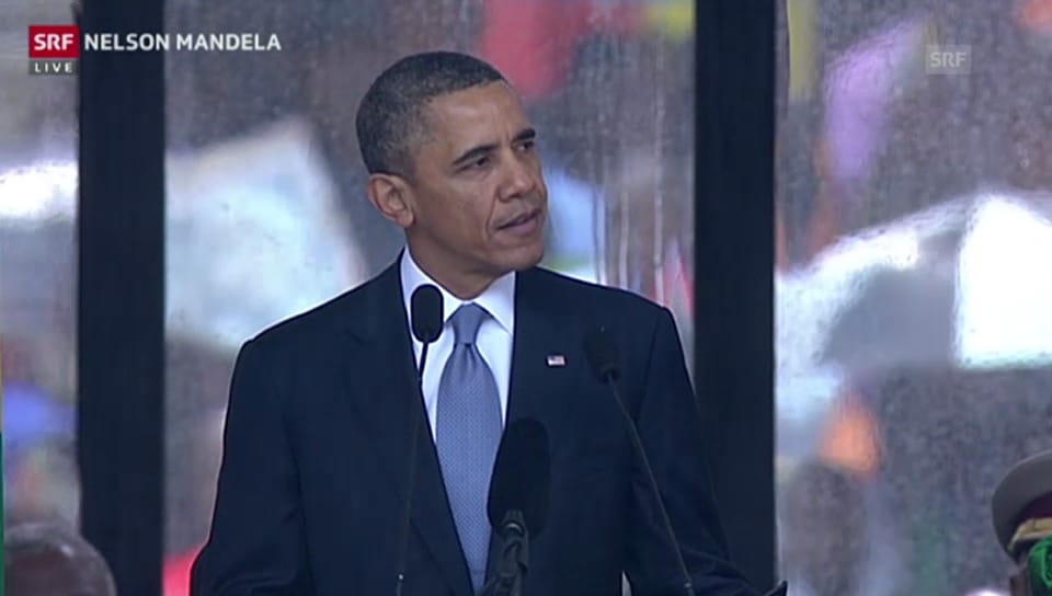 Obamas Rede an der Trauerfeier