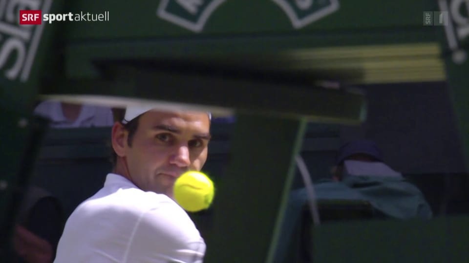 Federer trotz Satzverlust ungefährdet