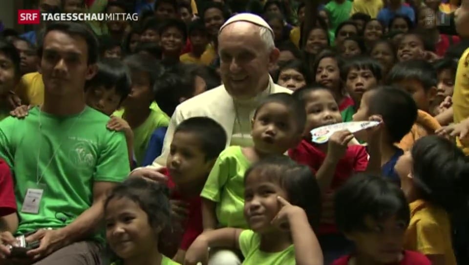Papst besucht die Philippinen