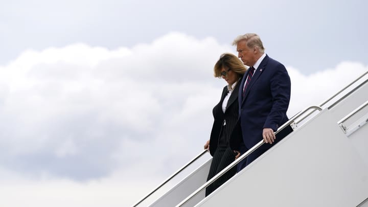 US-Präsident Trump und First Lady Melania positiv auf Corona getestet
