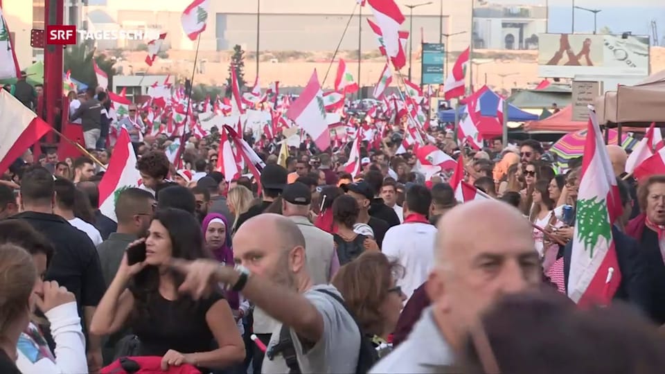 Archiv: Tausende fordern im Libanon einen Neustart