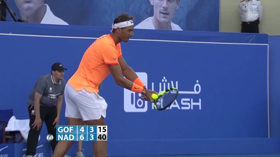 Nadal - Goffin: Die besten Punkte (Quelle SNTV)