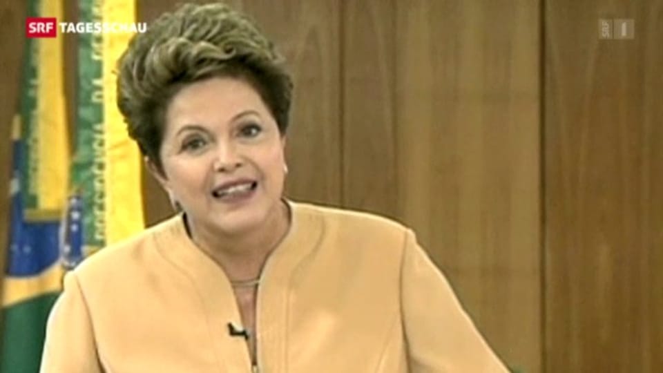 Rousseff reagiert auf Proteste