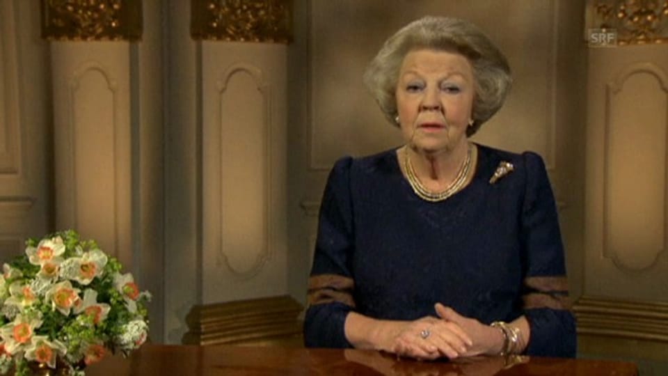 Beatrix' letzte Rede als Königin