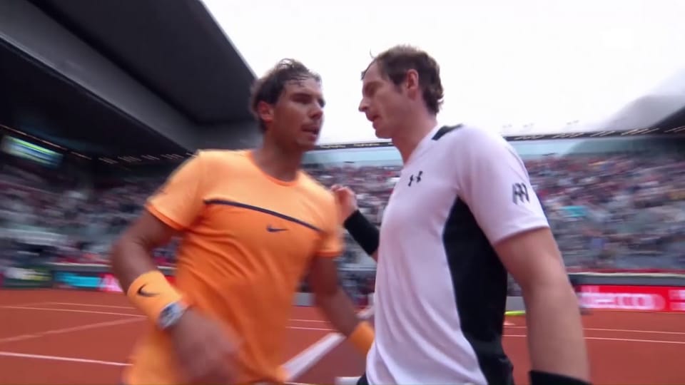 Entscheidende Bälle bei Murray - Nadal