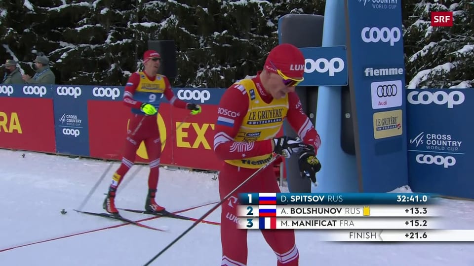 Bolshunov gudogna il Tour de ski