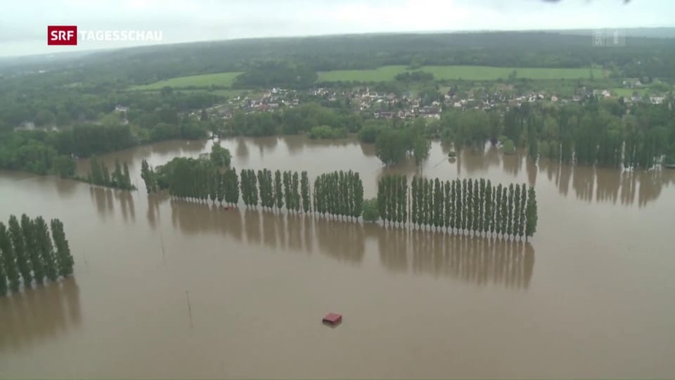 Hochwasserlage in Frankreich und Deutschland bleibt angespannt