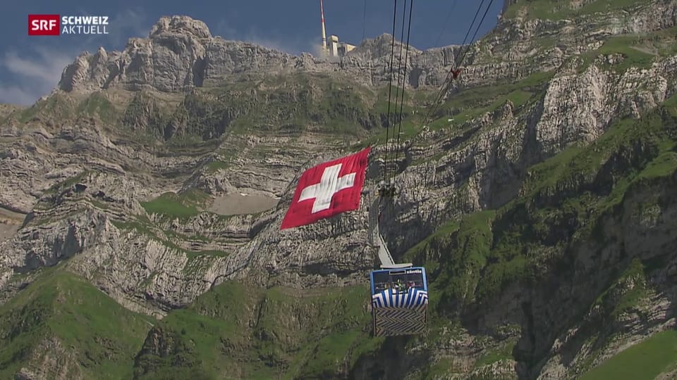 Die grösste Schweizer Fahne