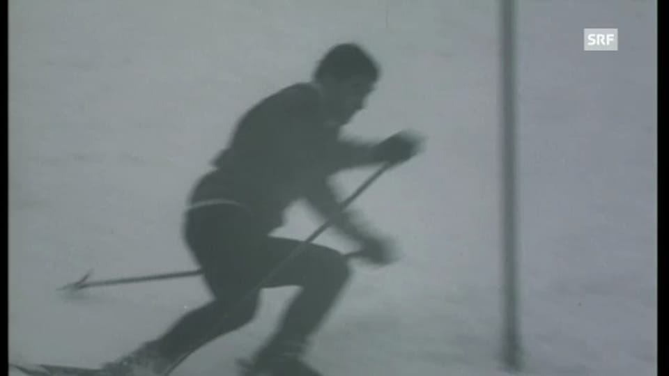 1968: Slalom-Sieg für Dumeng Giovanoli