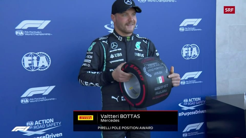 Bottas holt die Pole vor Hamilton