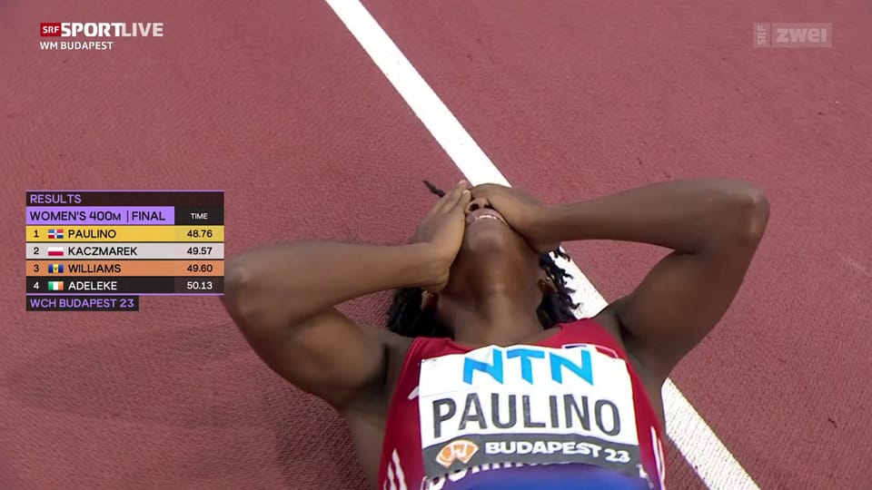 Der 400-m-Final der Frauen