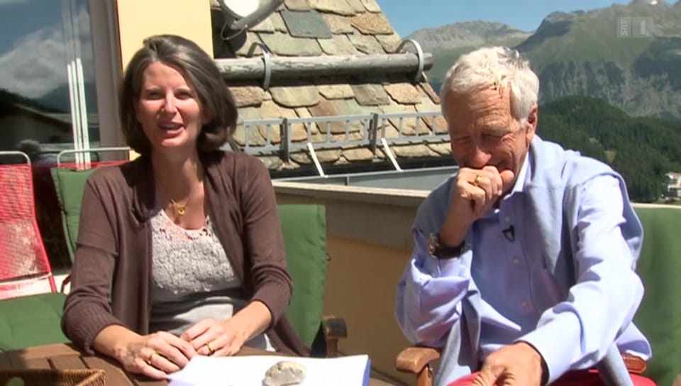 In St. Moritz: Hans Peter Danuser wird Papi mit 67