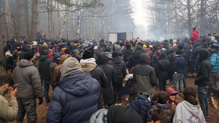 Tausende Flüchtende wollen von Belarus nach Polen