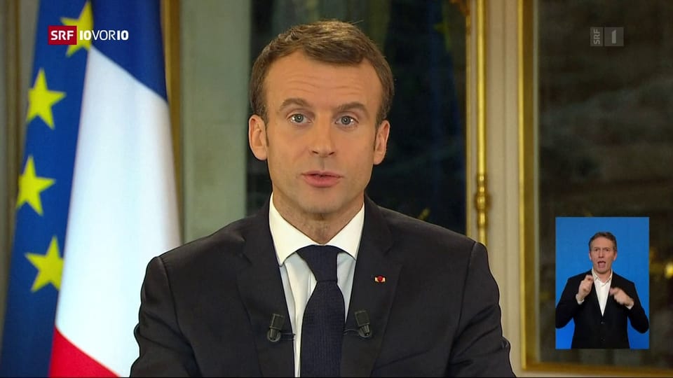 Aus dem Archiv: Macron und die «Gelben Westen»